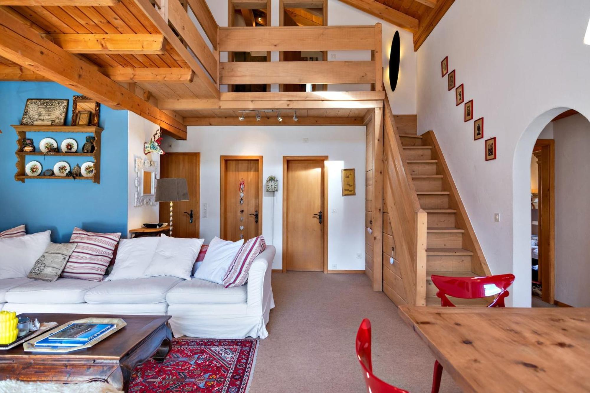 Chesa Panorama B - La Punt Apartment Luaran gambar