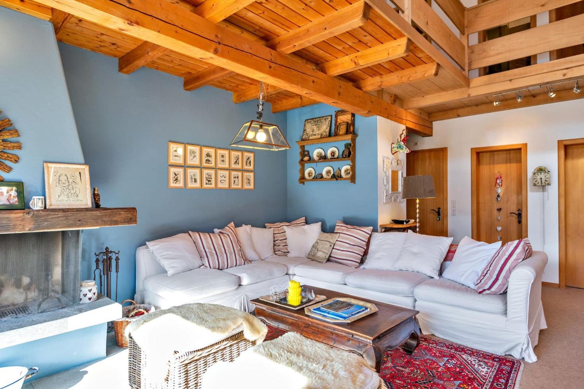Chesa Panorama B - La Punt Apartment Luaran gambar