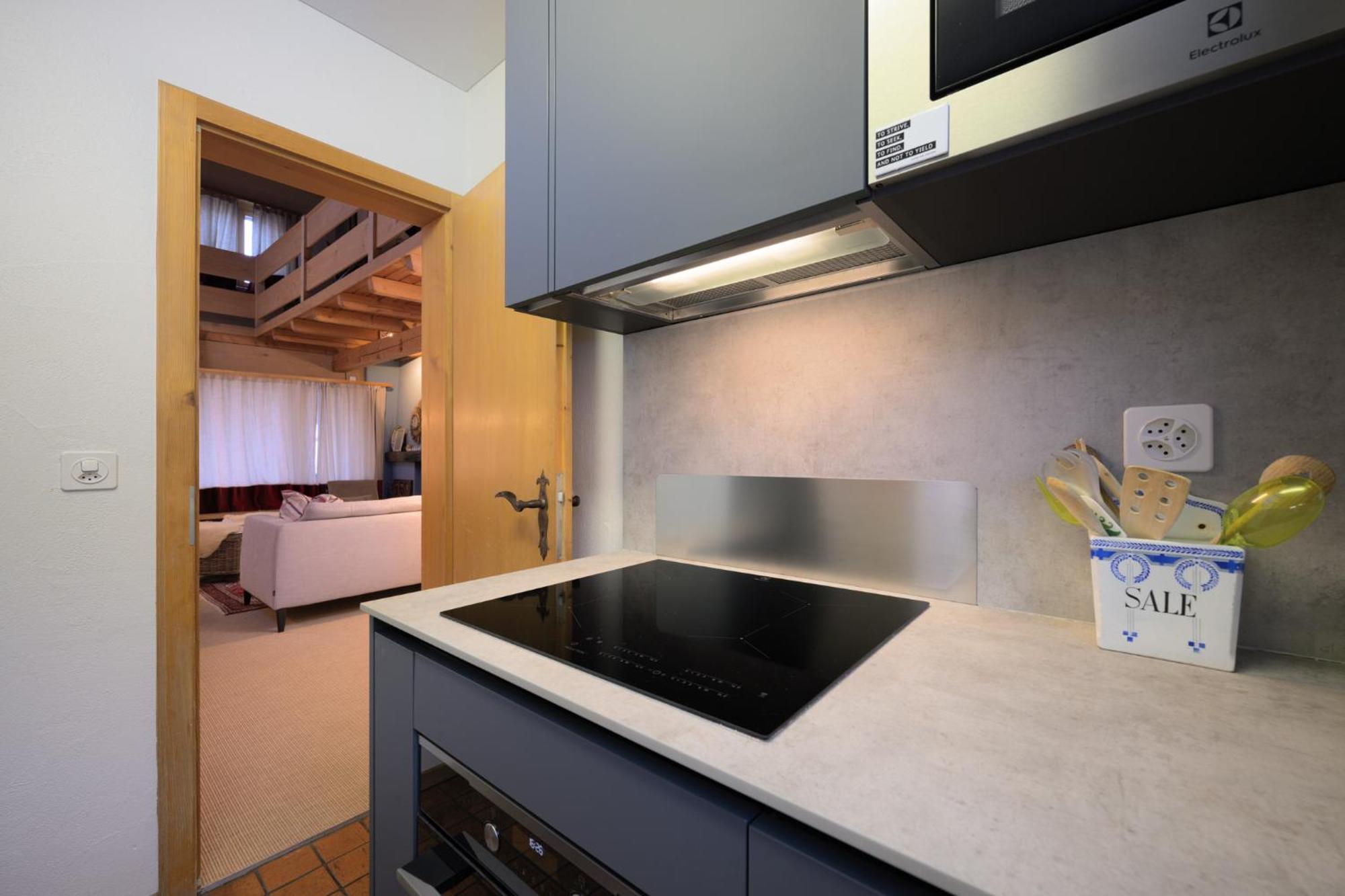 Chesa Panorama B - La Punt Apartment Luaran gambar